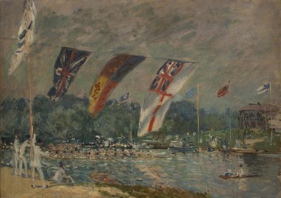 The Regattas at Molesey by Alfred Sisley
